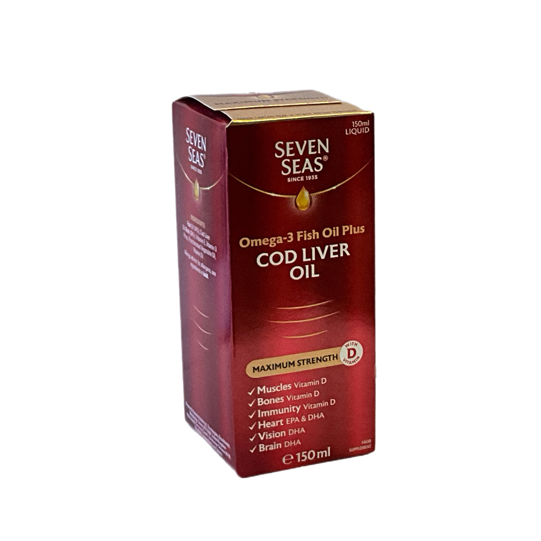 Seven Seas- Omega-3 Fish oil Plus Cod liver 150mls