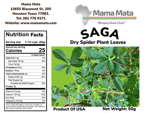 Saga (Dry Spider Plant Leaves) 50g