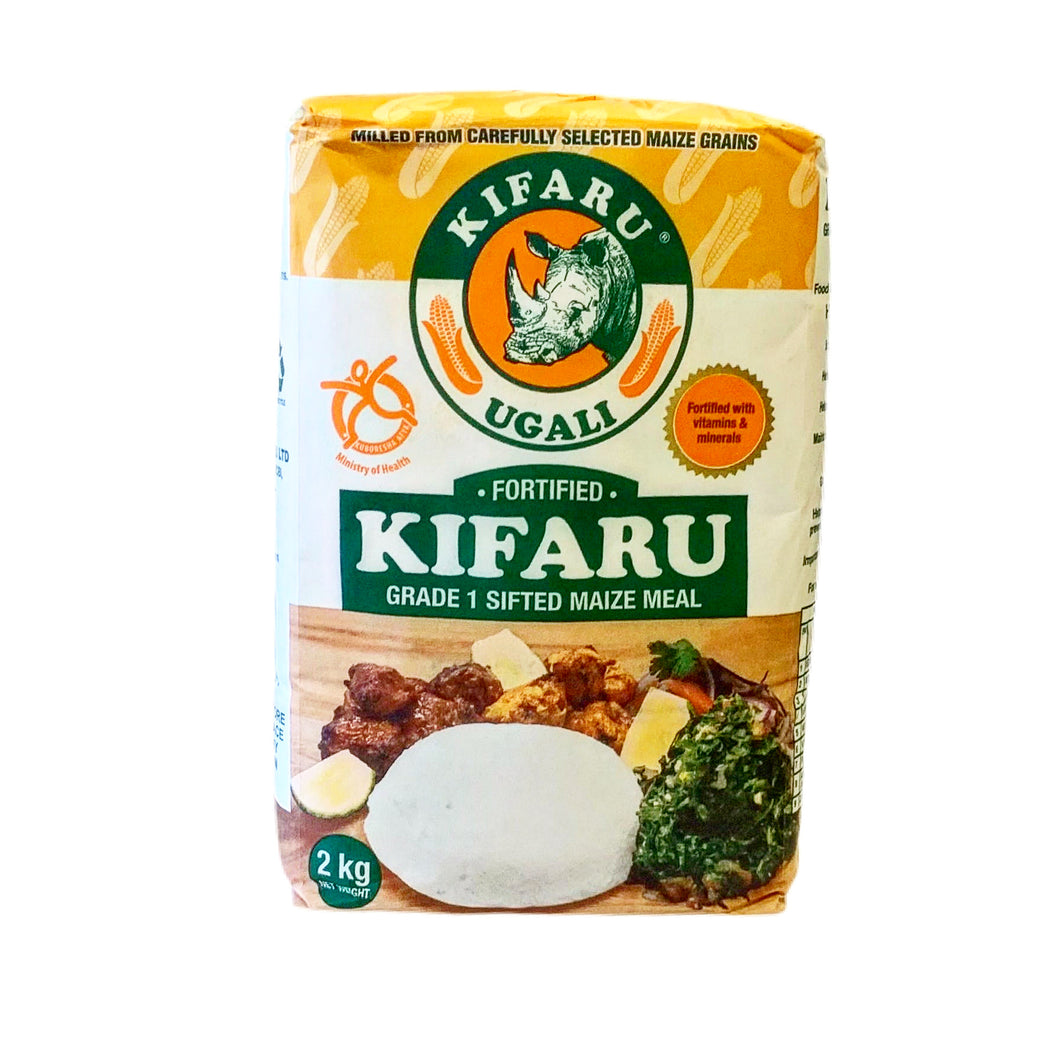 Kifaru Ugali Grade 1 Sifted Maize Meal 2Kg