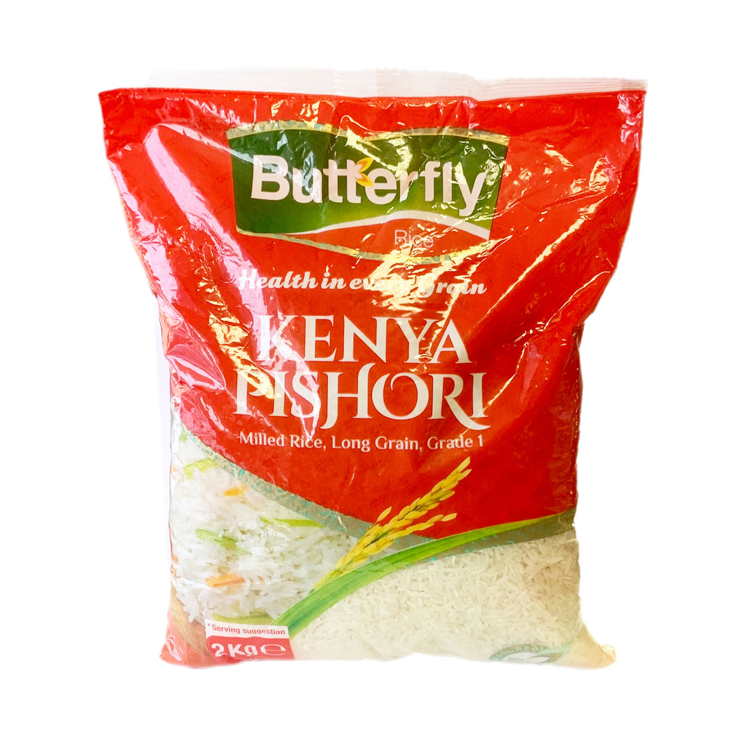 Pishori Rice - Butterfly Long Grain Rice 2Kg