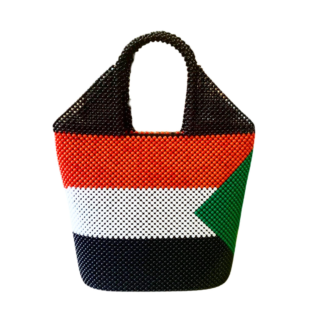 Beaded Handbag - Kenyan Flag handbag